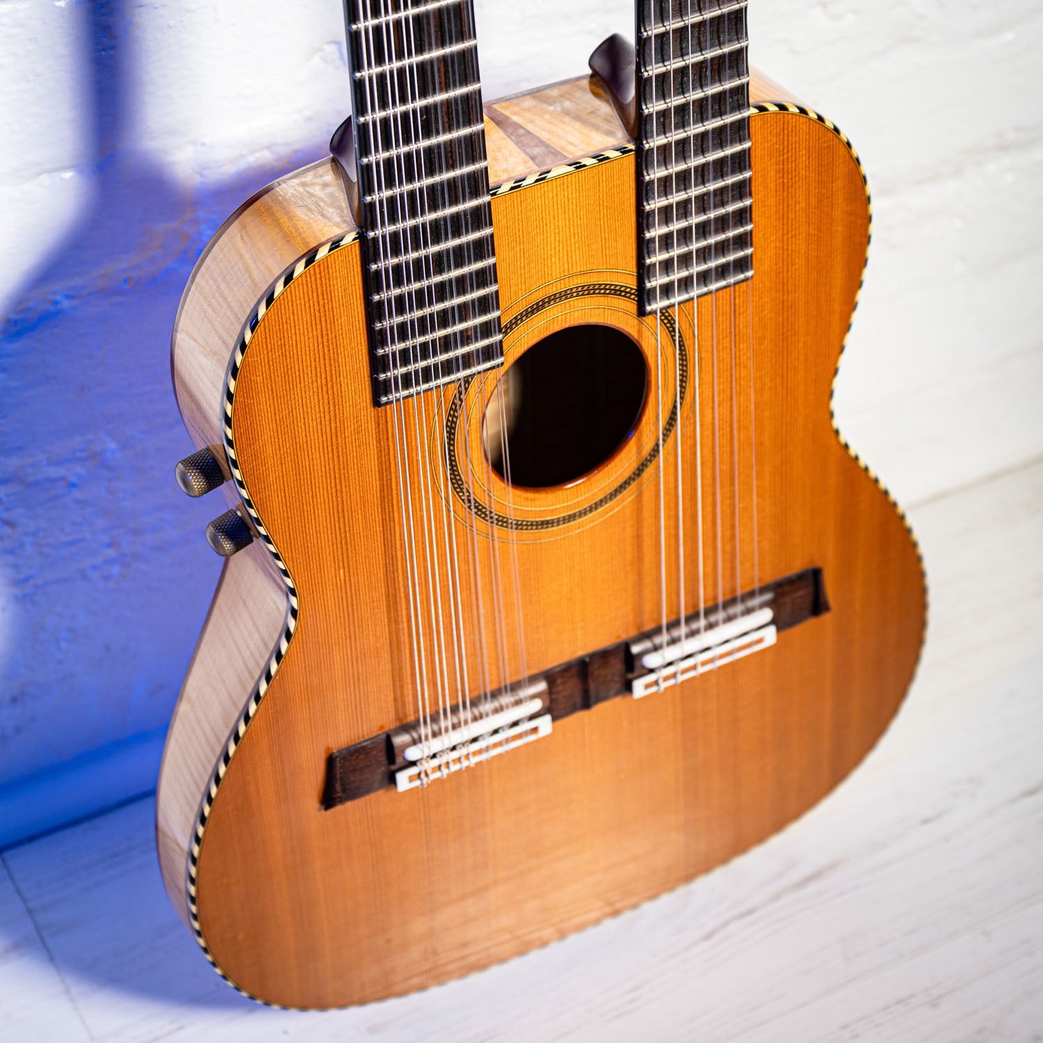 Manson Doubleneck Acoustic 6 & 12 String Natural 1983