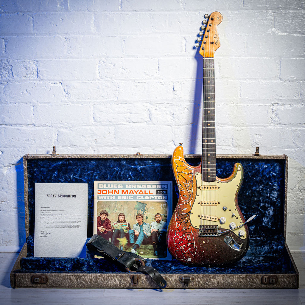 Fender Stratocaster Ex Edgar Broughton Psychedelic Finish 1963