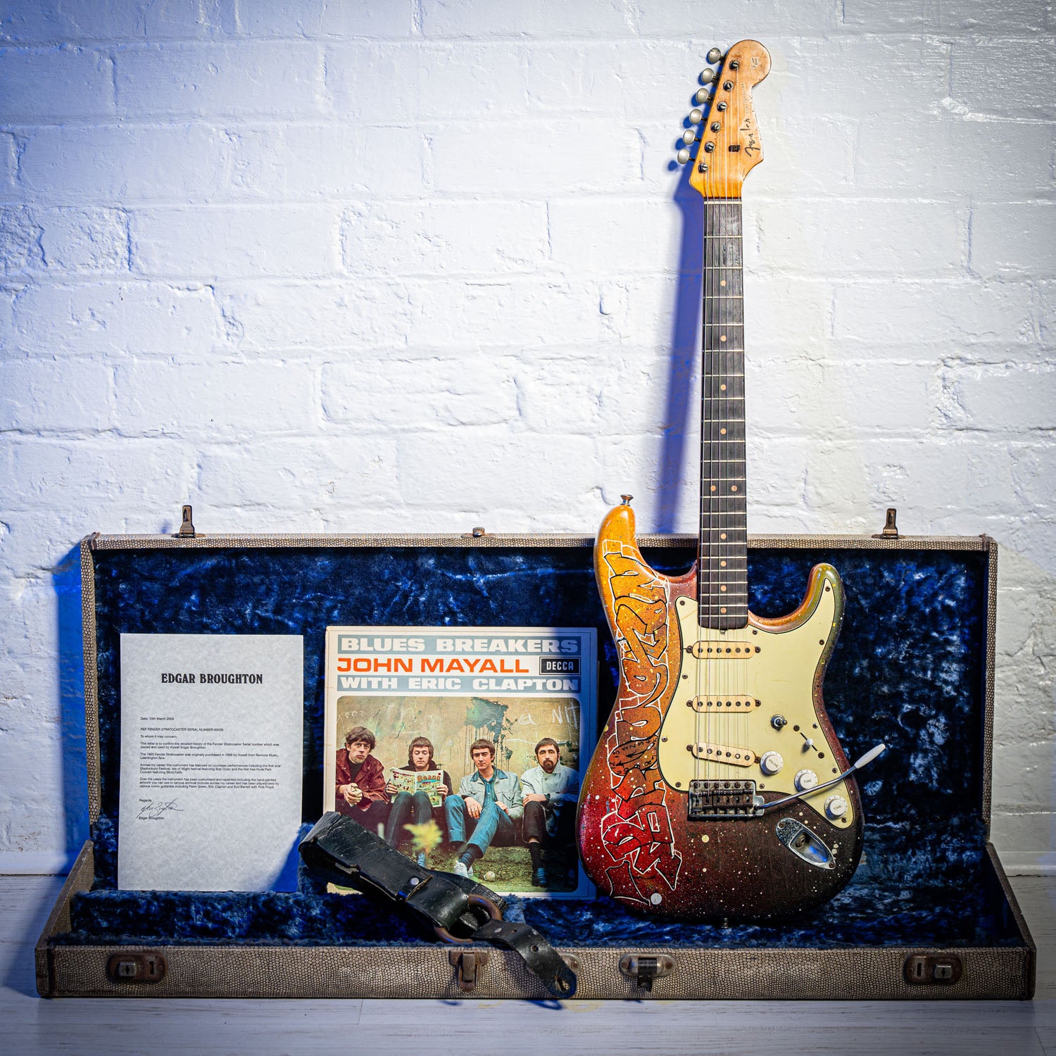 Fender Stratocaster Ex Edgar Broughton Psychedelic Finish 1960