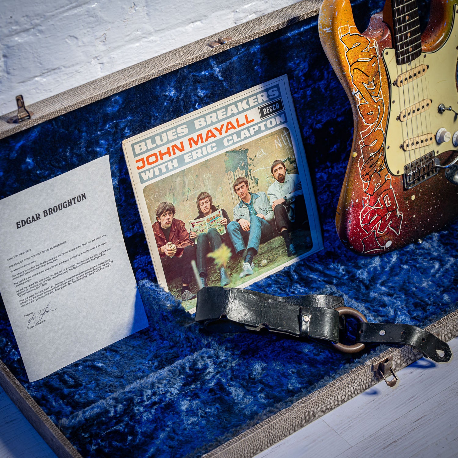 Fender Stratocaster Ex Edgar Broughton Psychedelic Finish 1963