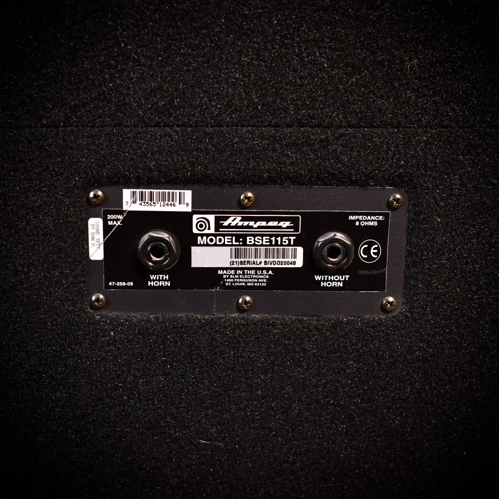 Ampeg BSE115T 1x15" Bass Cabinet 1996