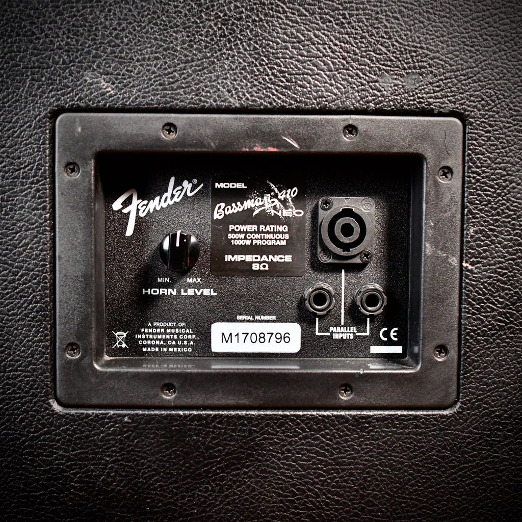 Fender Bassman 410 NEO Bass Cabinet 2017