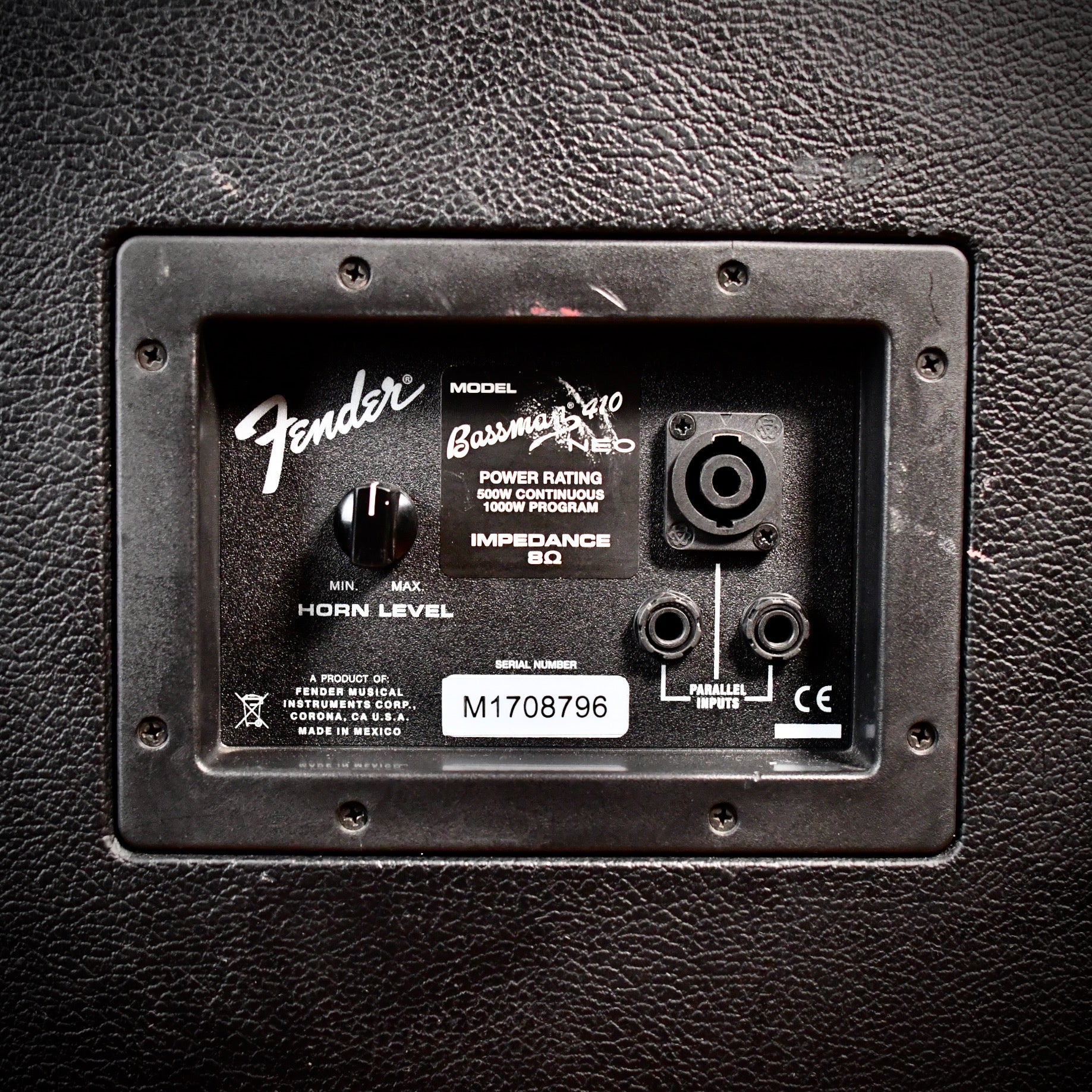 Fender Bassman 410 NEO Bass Cabinet 2017
