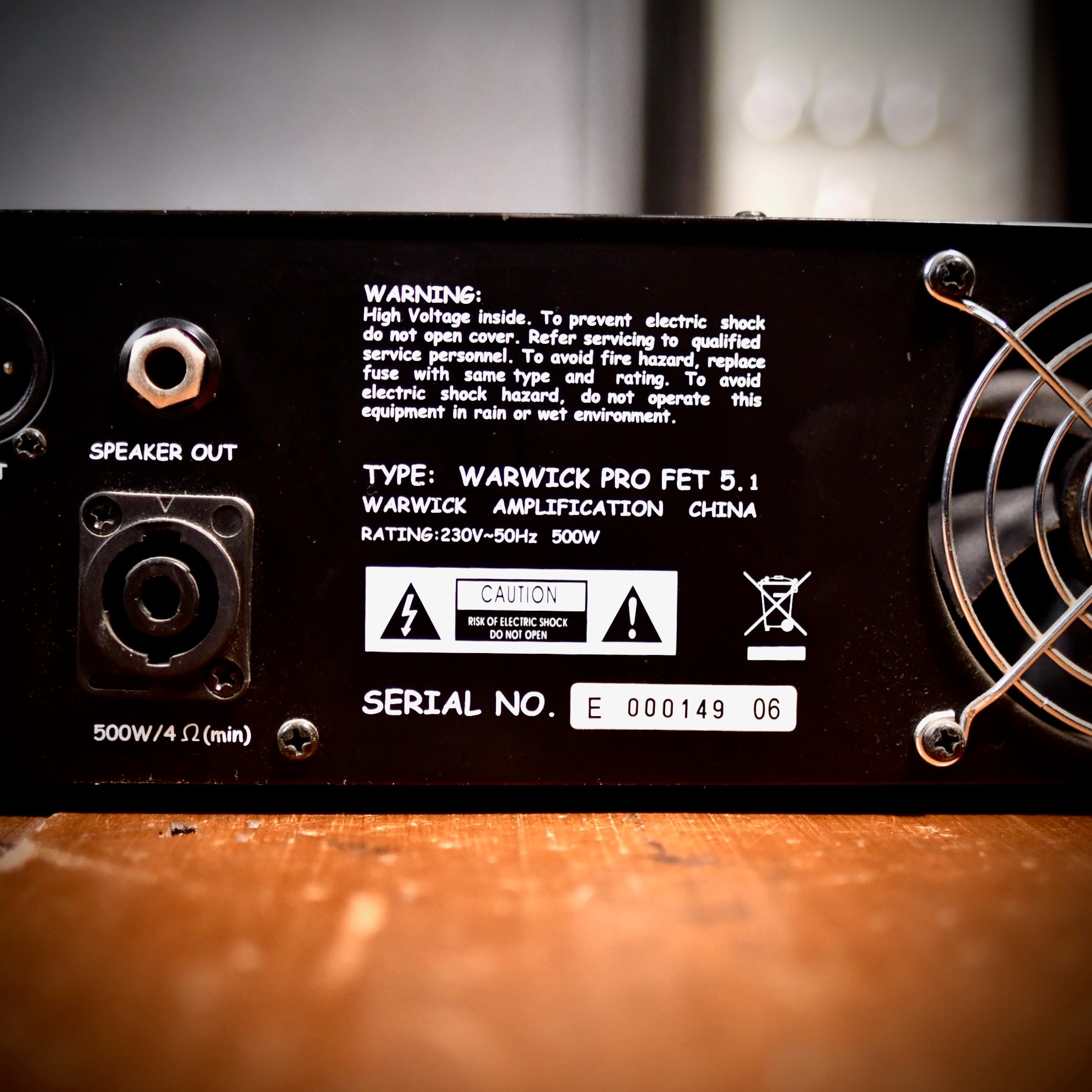 Warwick PRO FET 5.1 Bass Amp Head 2006