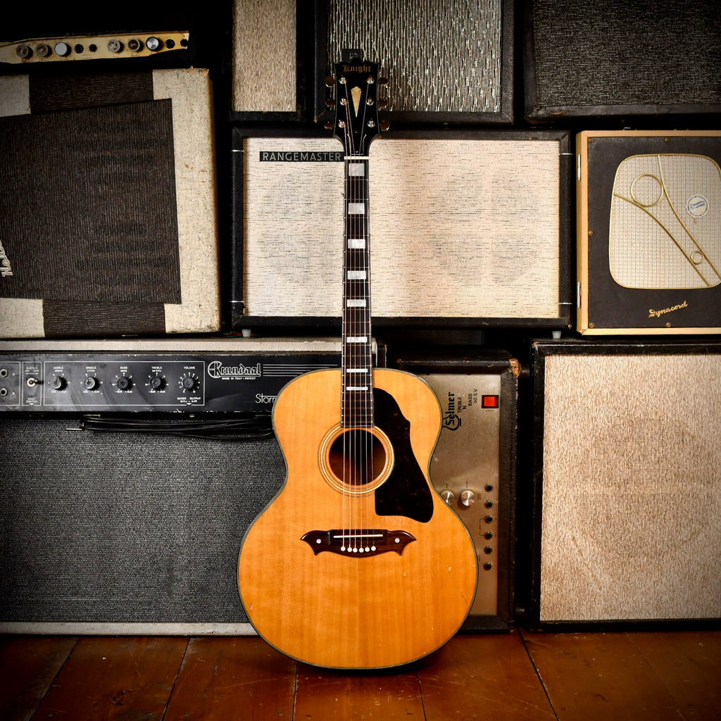 Knight Guitars Jumbo Acoustic Natural 1969
