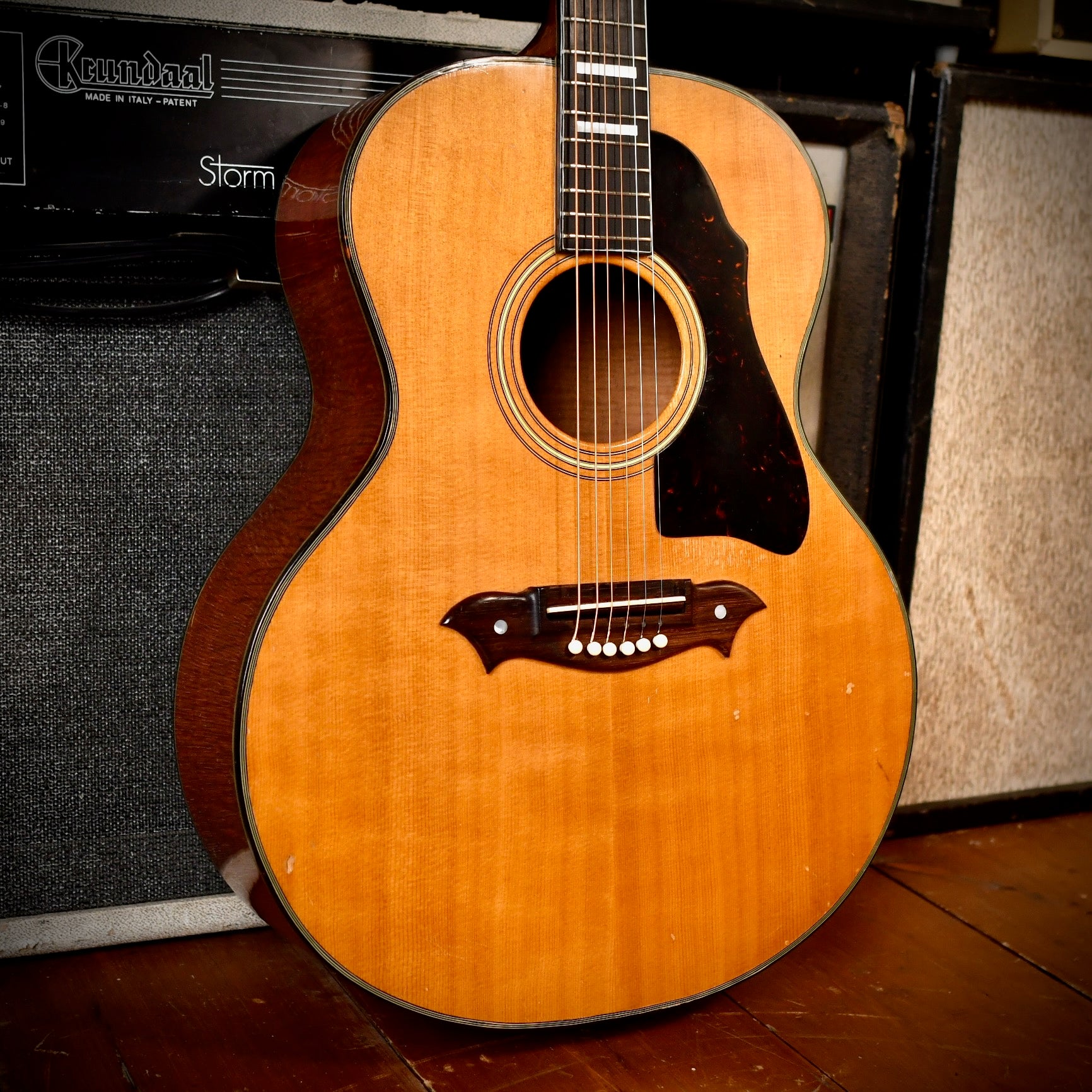 Knight Guitars Jumbo Acoustic Natural 1969