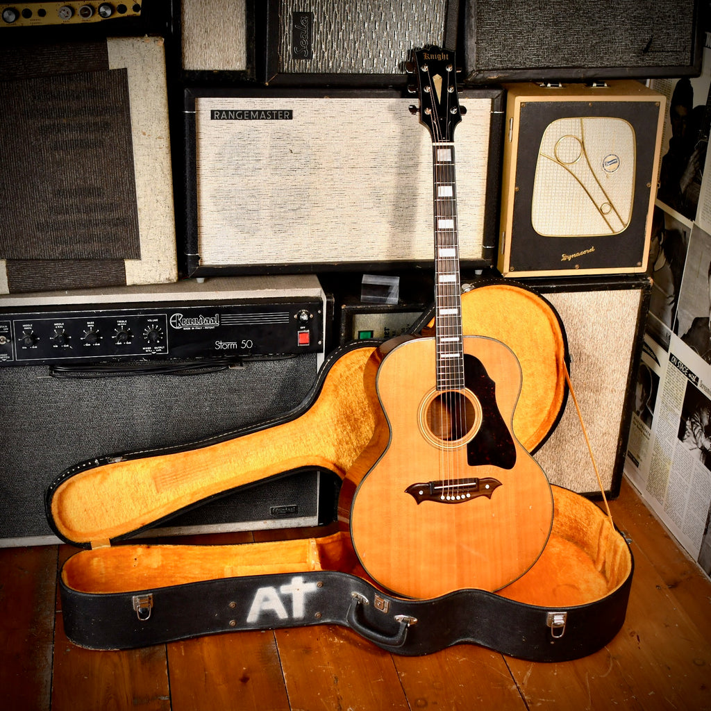 Knight Guitars Jumbo Acoustic Natural 1969