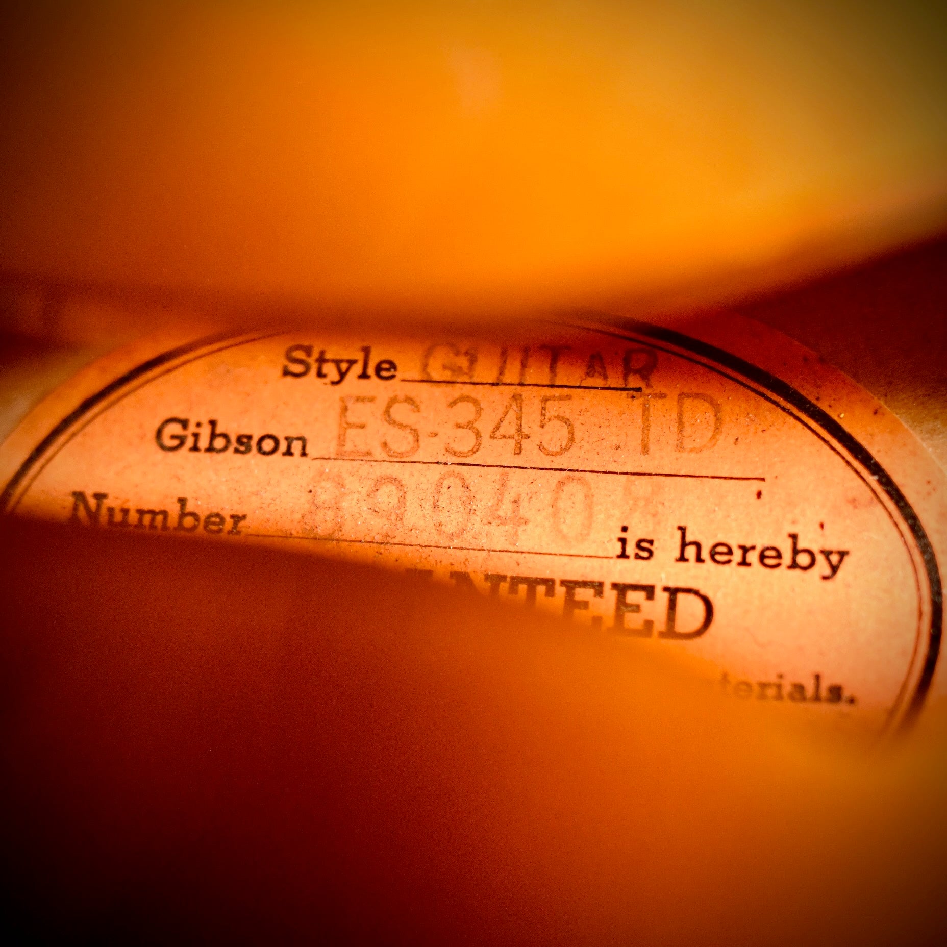 Gibson ES-345 TD Sunburst 1967