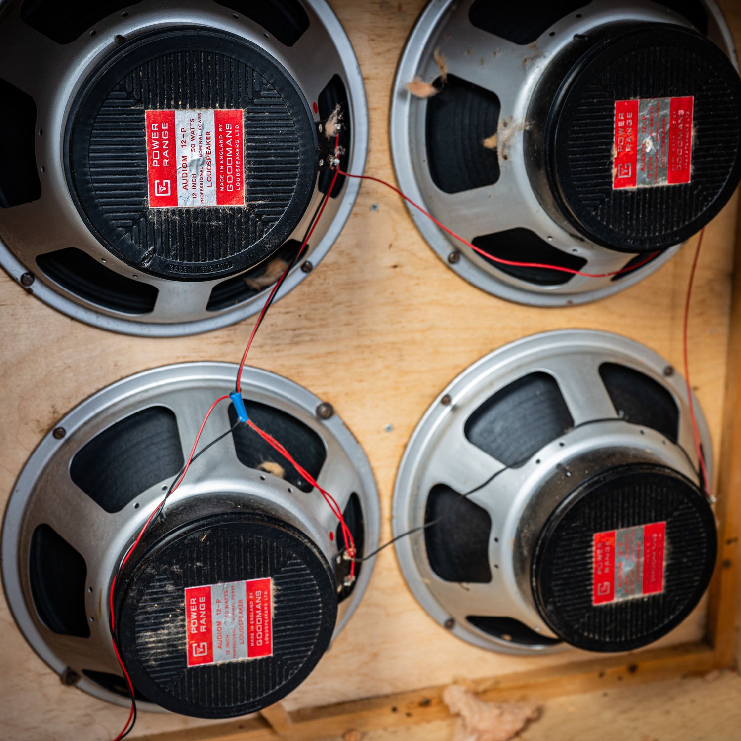 Park 4x12 Cabinet White Grill Block Logo Black 1966