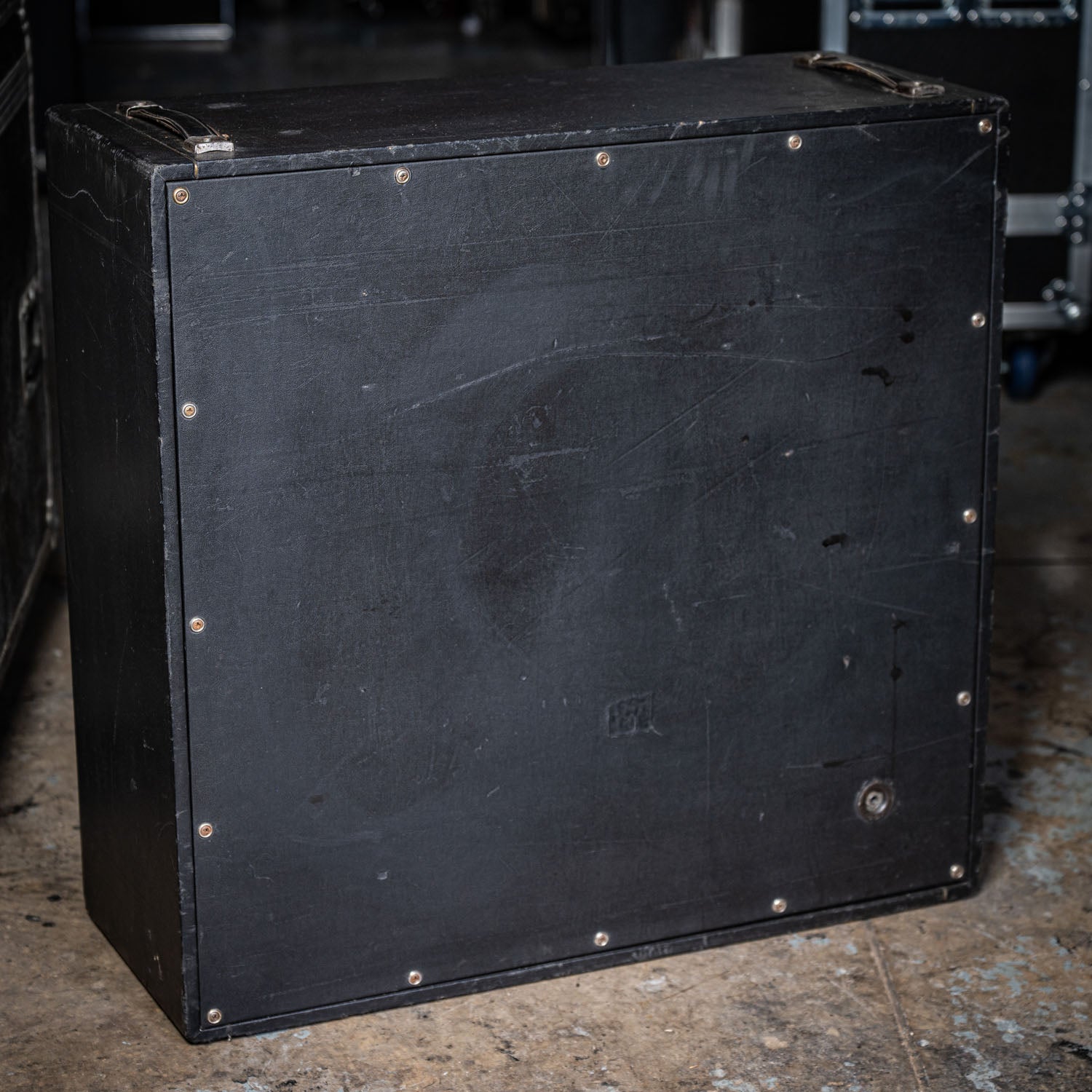 Marshall Metal Badge 4x12 Cabinet Black 1963