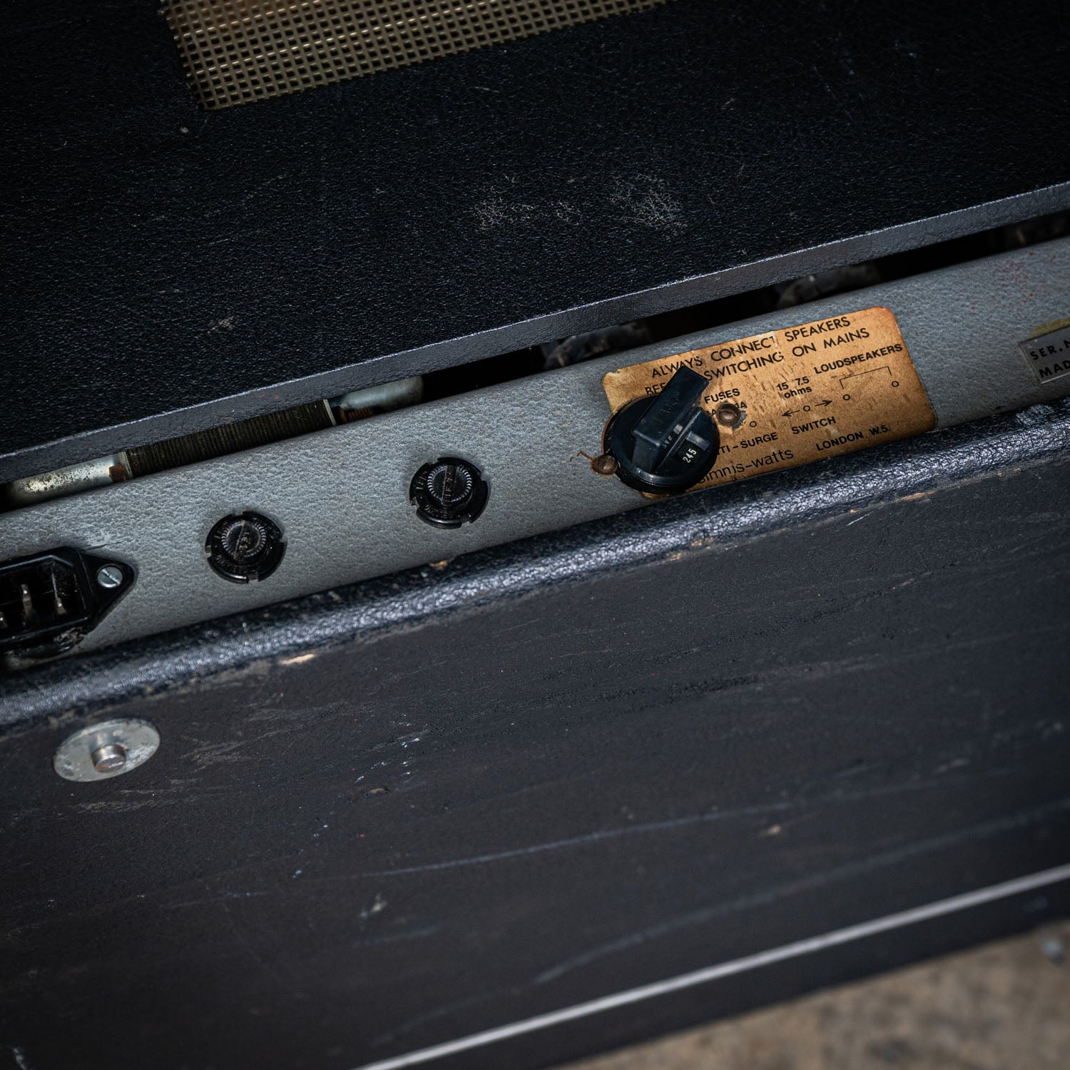 Simms-Watts AP100 Head Mick Ronson Arctic Monkeys Black 1970