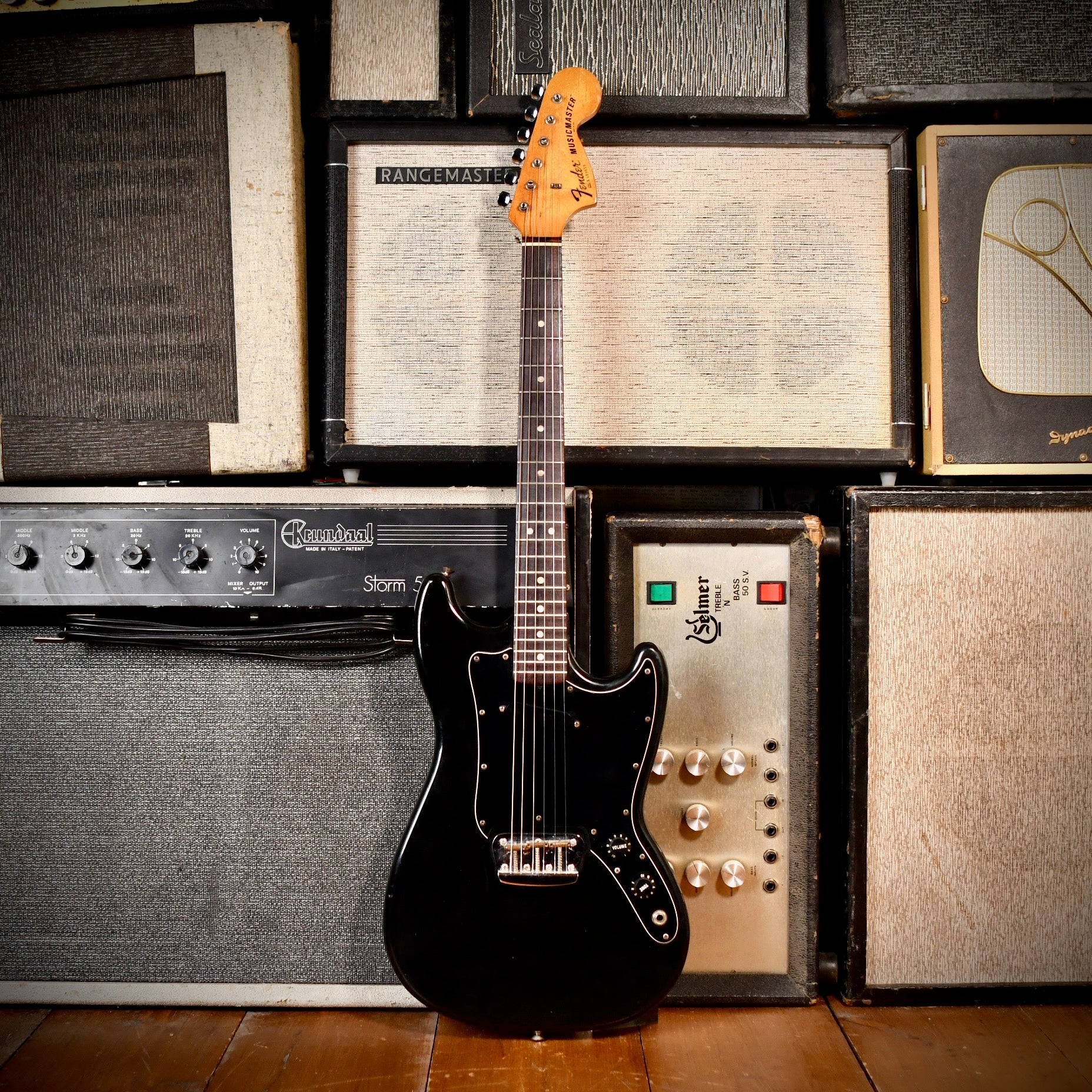 Fender Musicmaster Black 1979