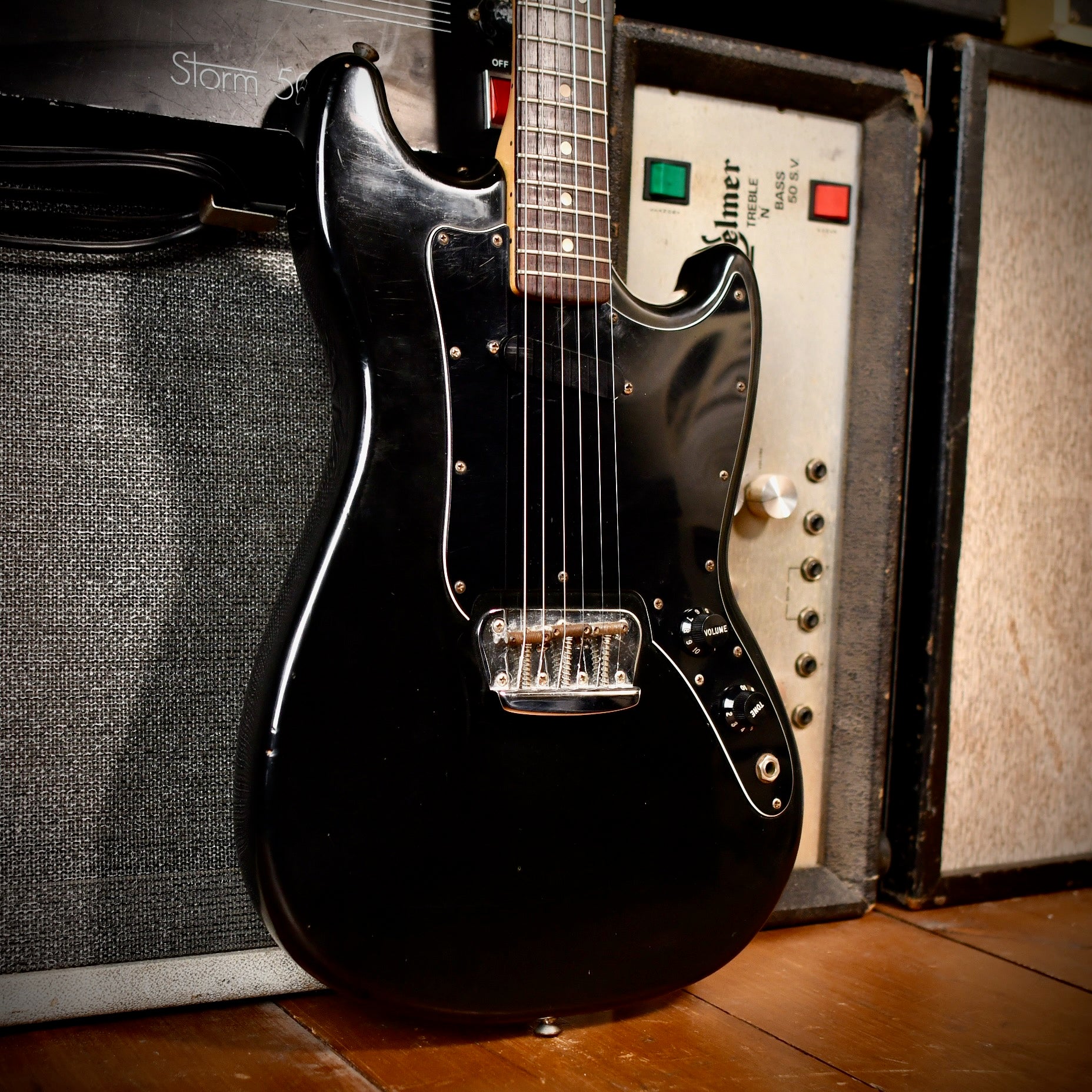 Fender Musicmaster Black 1979