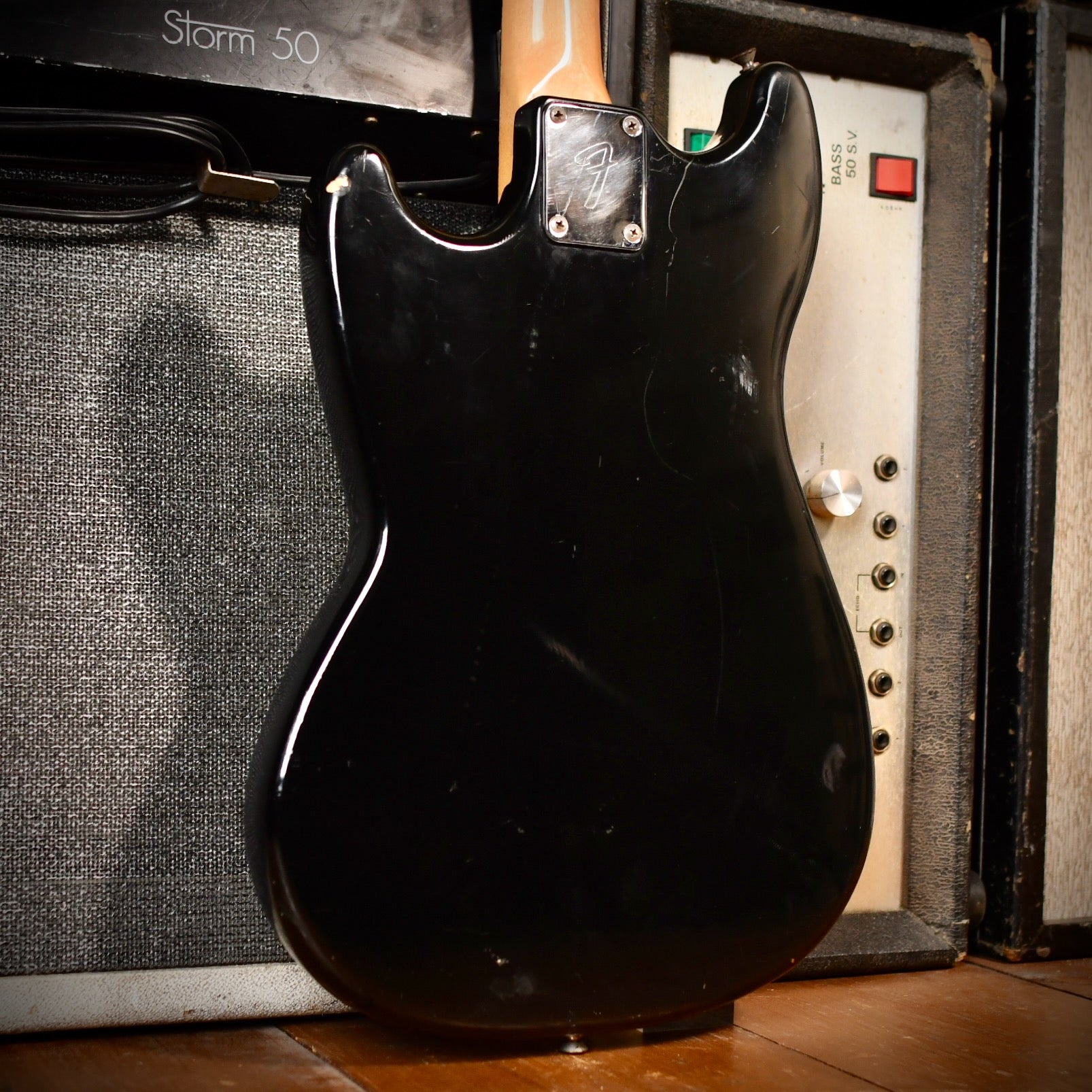Fender Musicmaster Black 1979