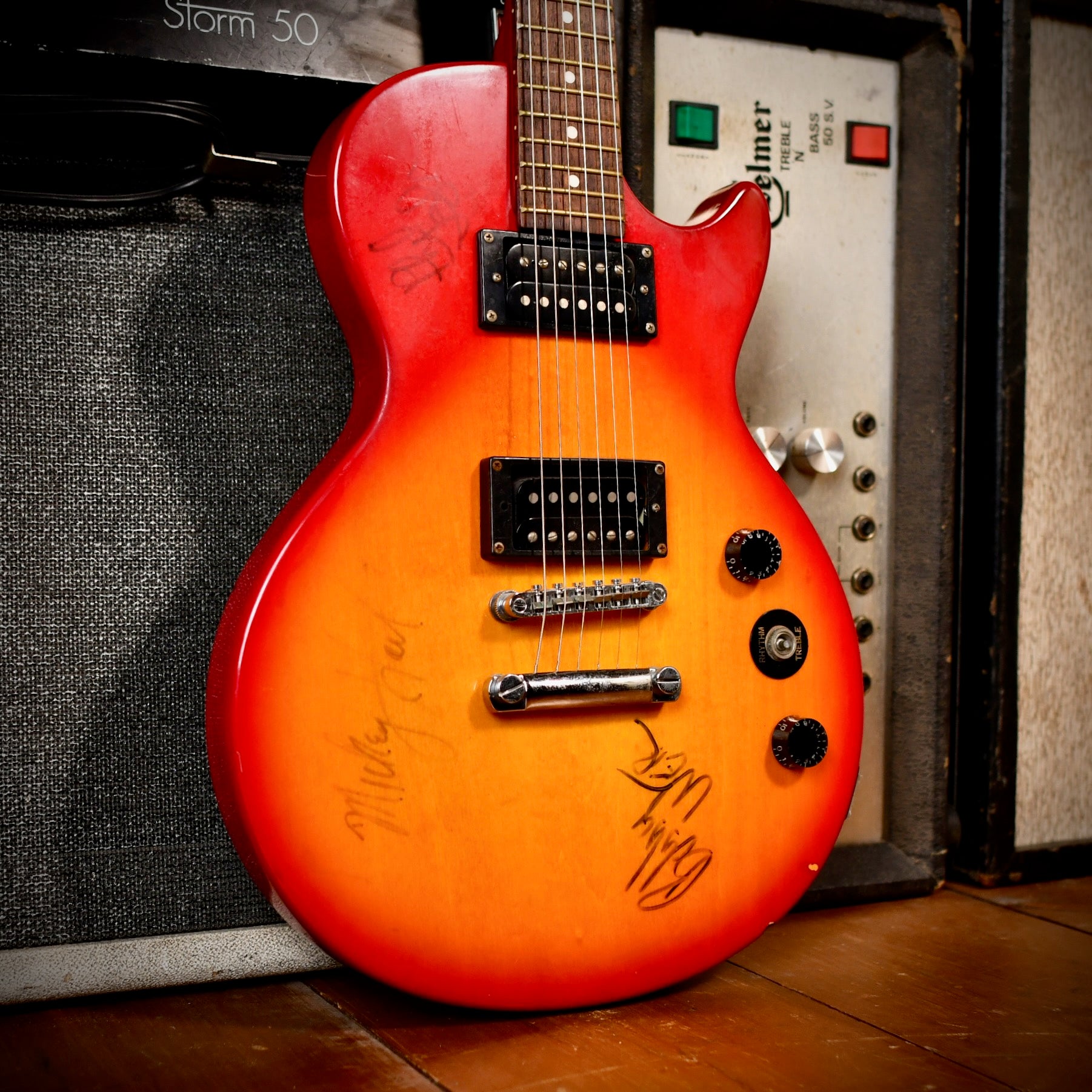 Epiphone Les Paul Special - Signed by The Grateful Dead (Bob Weir, Phil Lesh, Mickey Hart) Cherry Sunburst 2021