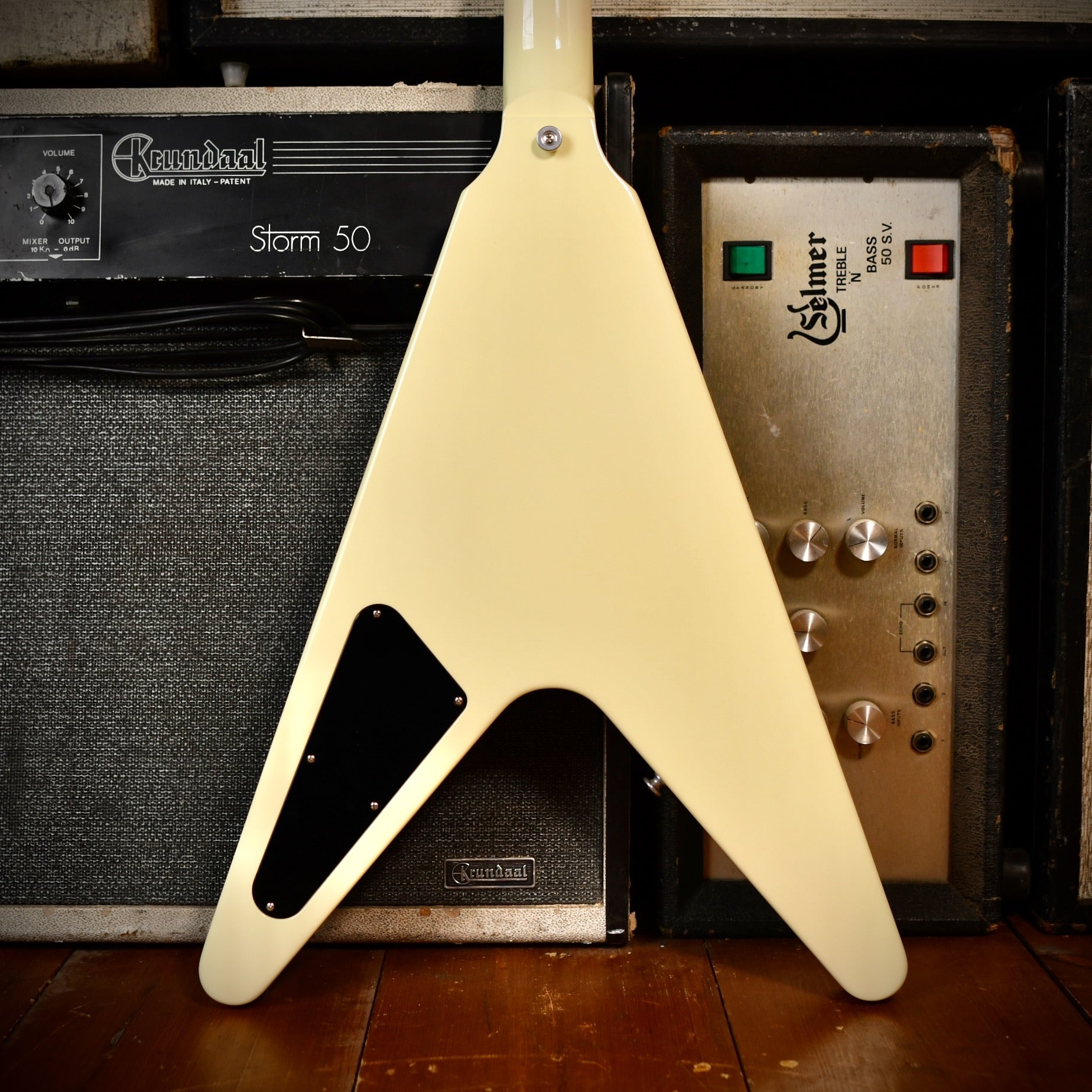 Gibson Flying V 80s RI Classic White 2023