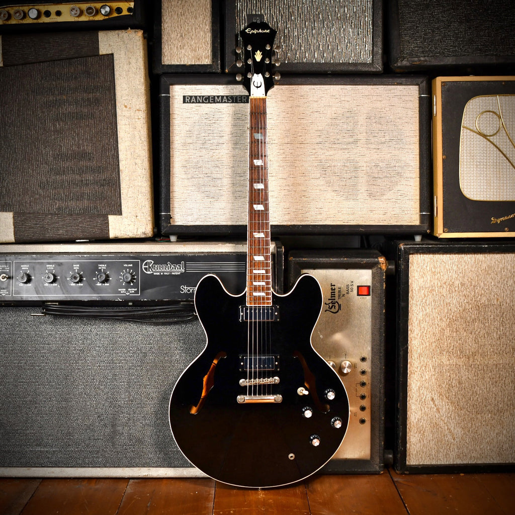 Epiphone Riviera W/MH Made In Japan Black 1986
