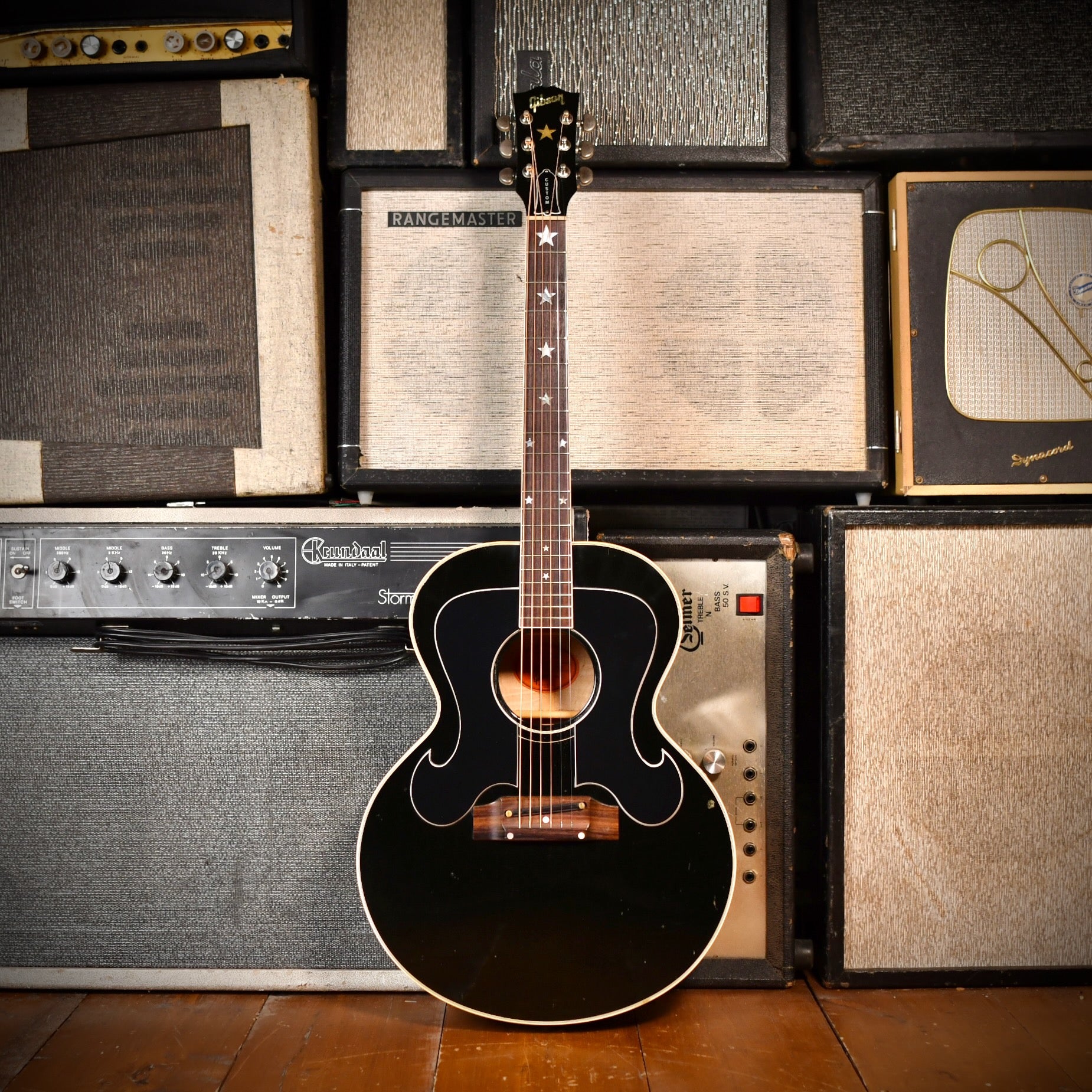 Gibson J-180 Everly Brothers Reissue 68 Style Black 1996