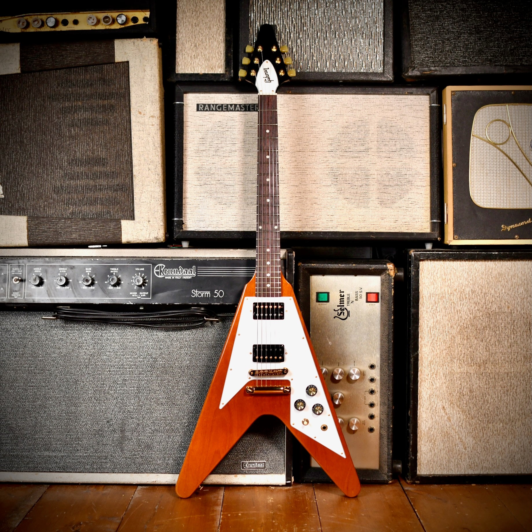Gibson Flying V 70s Reissue Natural 2016