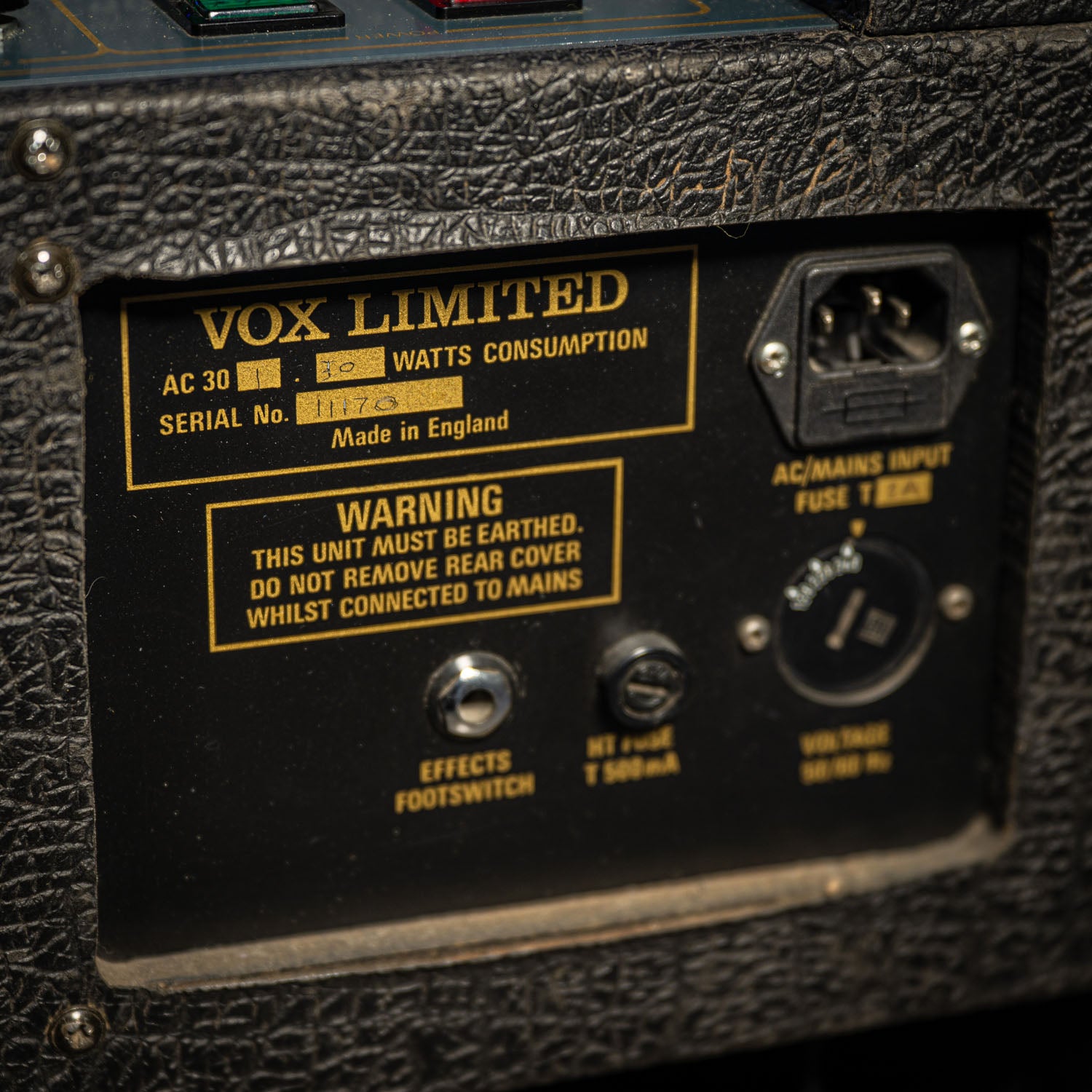 Vox AC30 Combo Black 1985