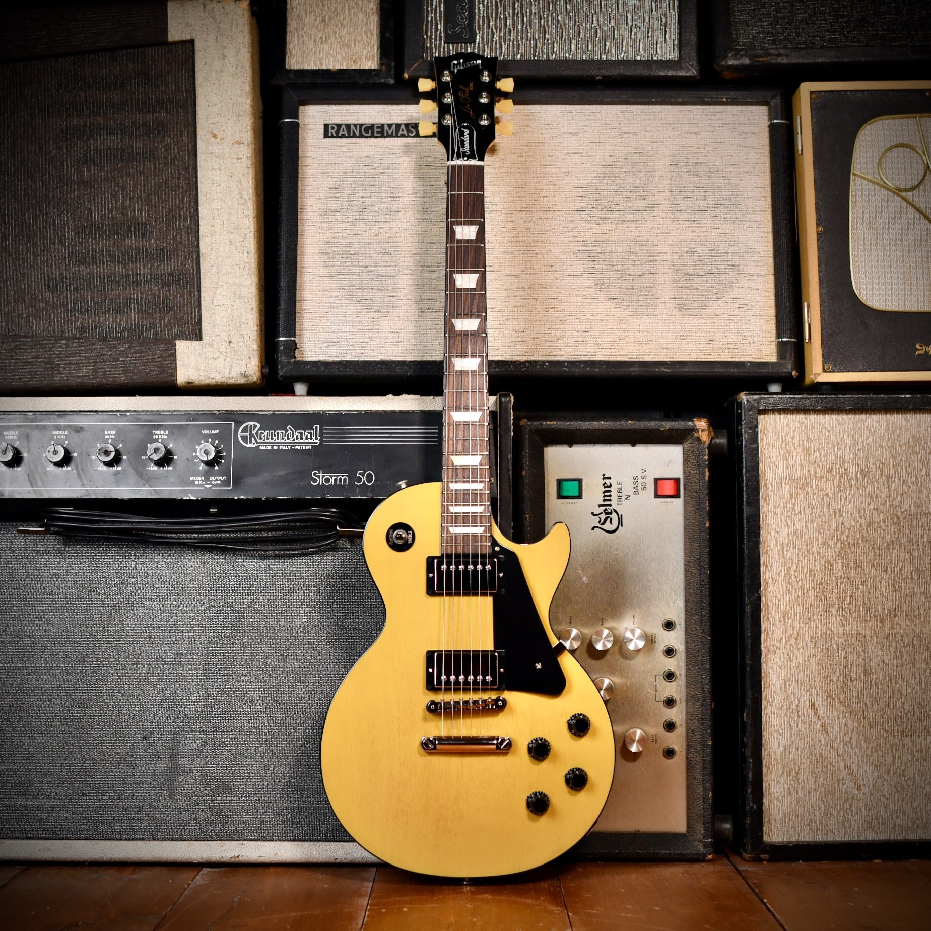 Gibson Les Paul Standard 50s Mahogany Top TV Yellow 2024 – Hanks