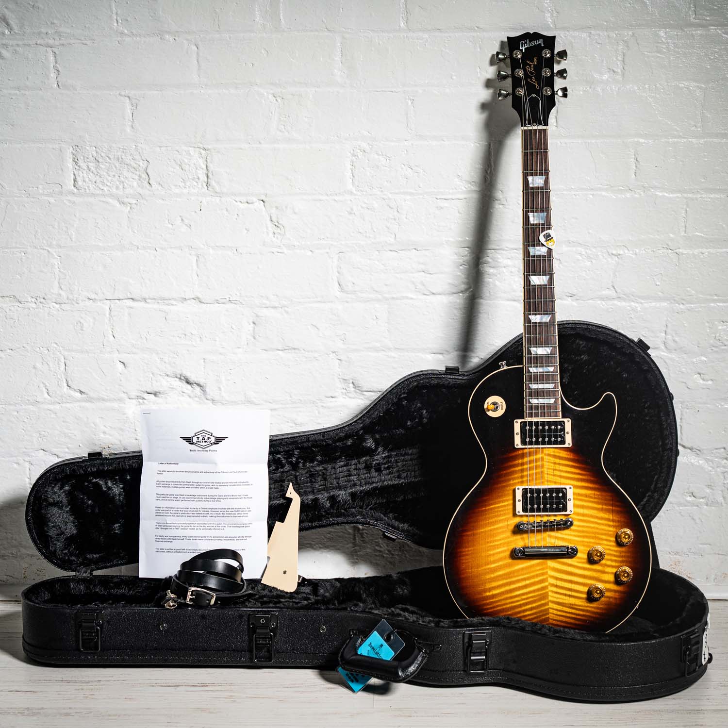 Gibson Les Paul Owned & Played by Slash Guns 'n' Roses Tobacco Sunburst 2022