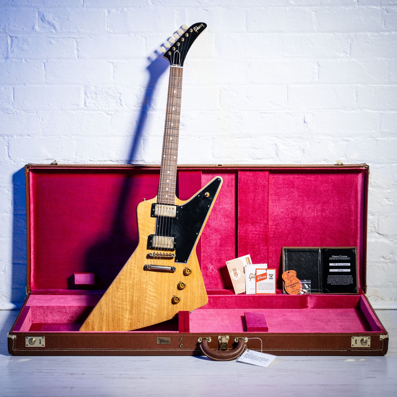 Gibson Custom Shop 58 Reissue Explorer Korina