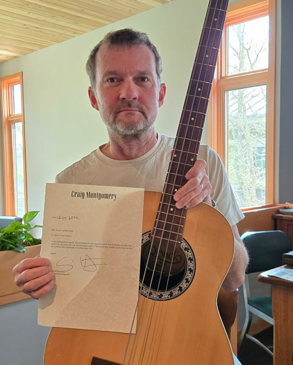 Rondo Acoustic Bass Ex Nirvana Dave Grohl Natural 1980