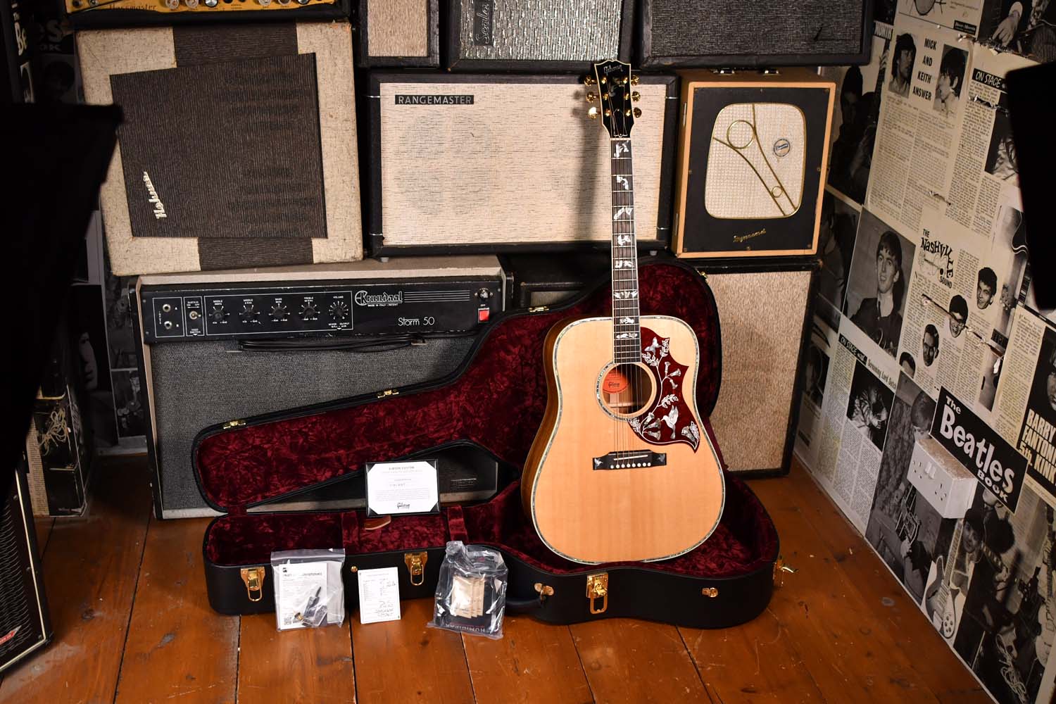 Gibson Custom Shop Hummingbird Koa Natural 2023