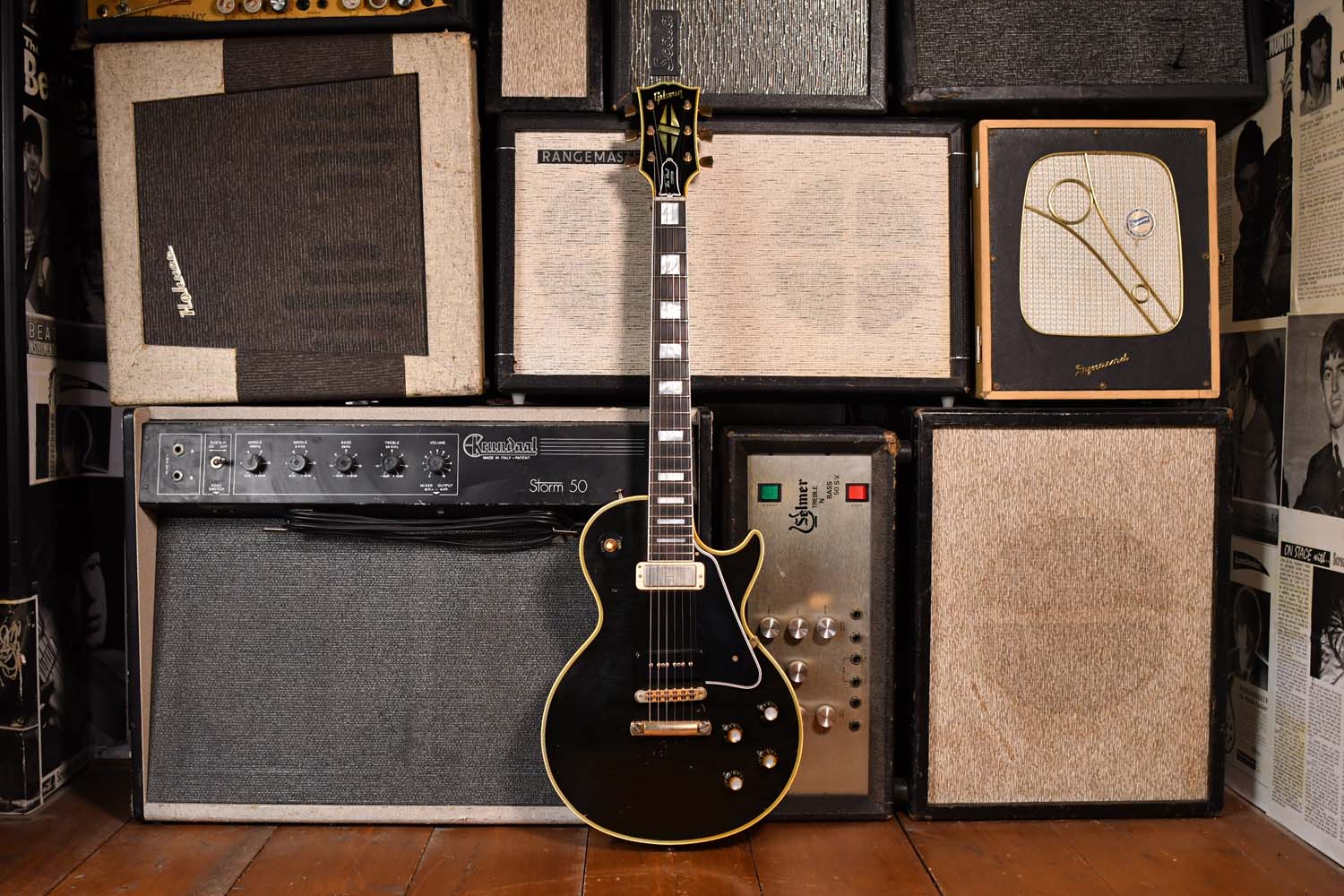 Gibson Custom Shop Robbie Kreiger Les Paul Custom Aged & Signed Black 2014