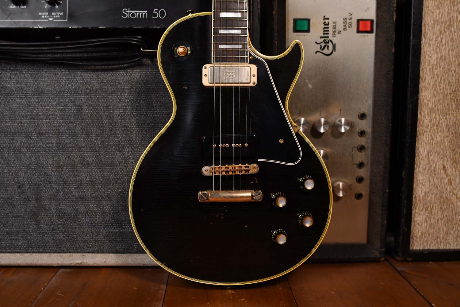 Gibson Custom Shop Robbie Kreiger Les Paul Custom Aged & Signed Black 2014