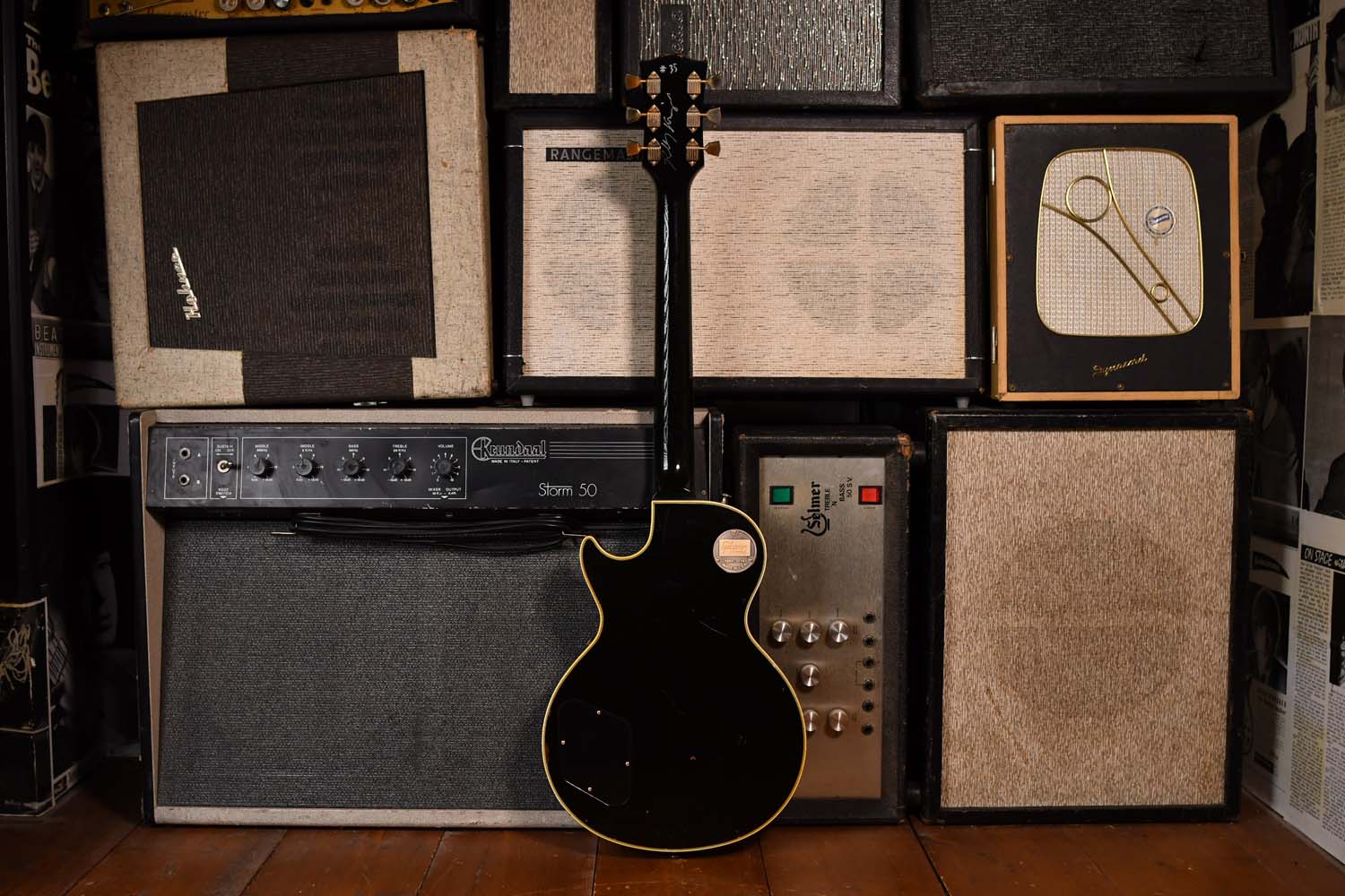 Gibson Custom Shop Robbie Kreiger Les Paul Custom Aged & Signed Black 2014