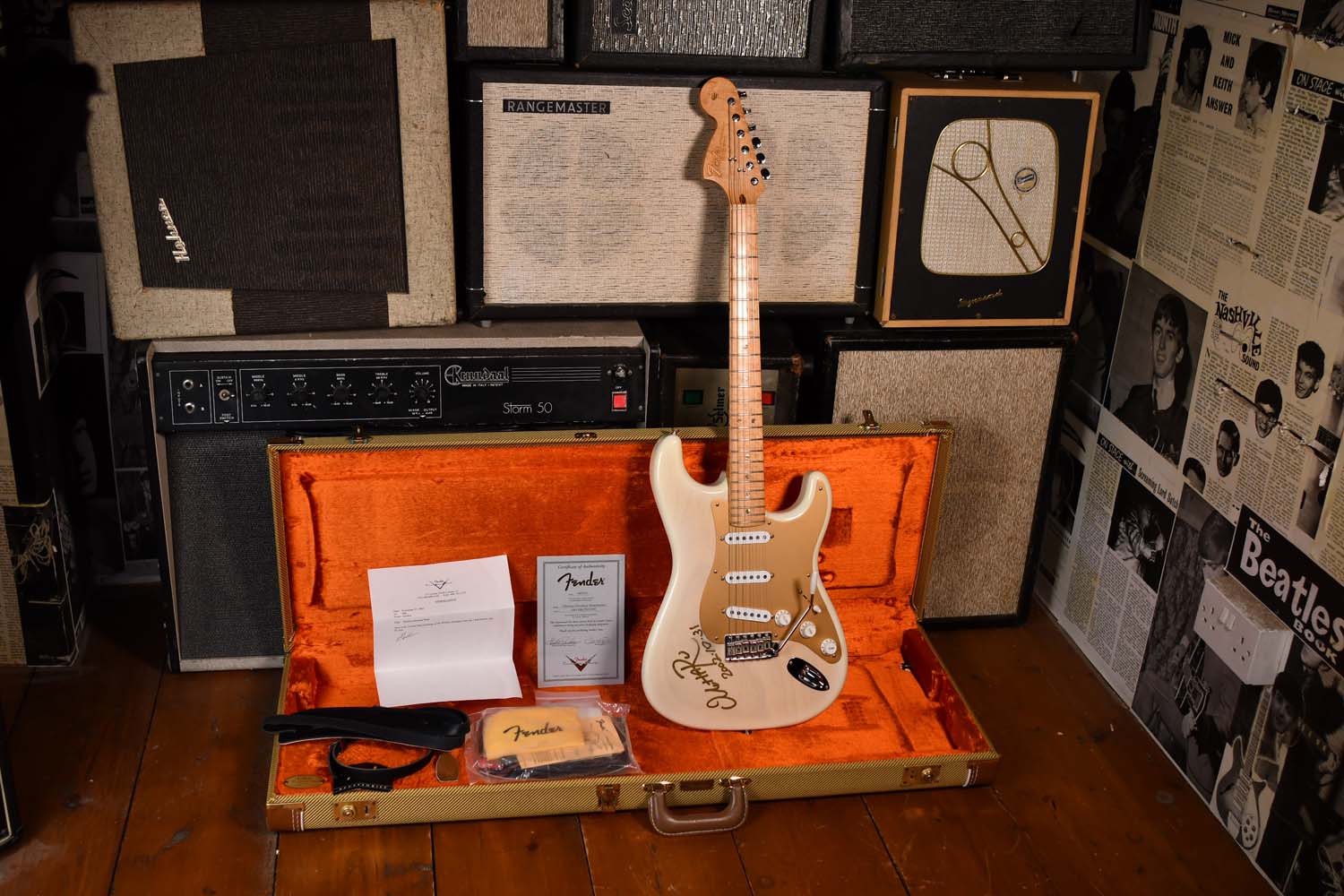 Fender Stratocaster Prototype Michiya Haruhata Signature Blonde 2002
