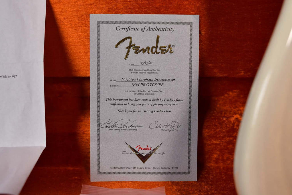 Fender Stratocaster Prototype Michiya Haruhata Signature Blonde 2002