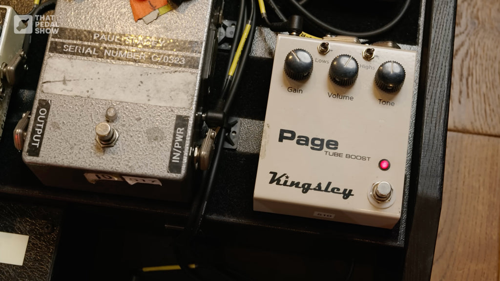 Noel Gallagher Mike Hill Custom Tour Pedal board As Seen on That Pedal Show