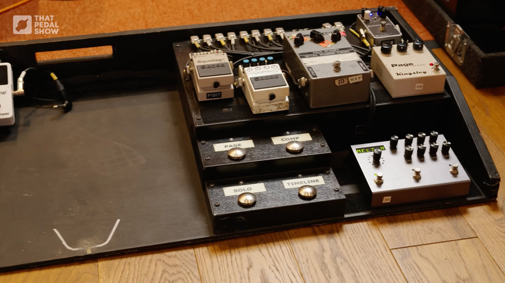 Noel Gallagher Mike Hill Custom Tour Pedal board As Seen on That Pedal – Hanks