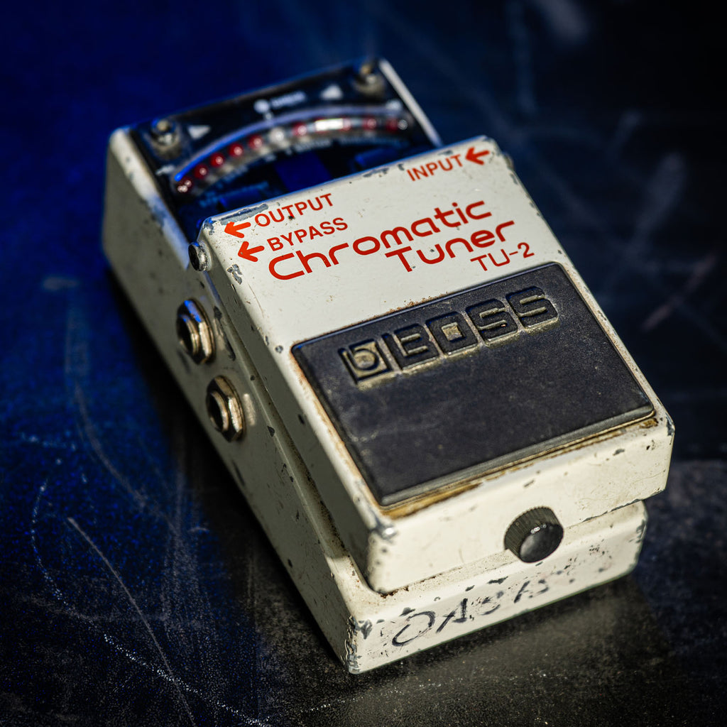Boss TU2 Tuner Ex Noel Gallagher Oasis White 1990