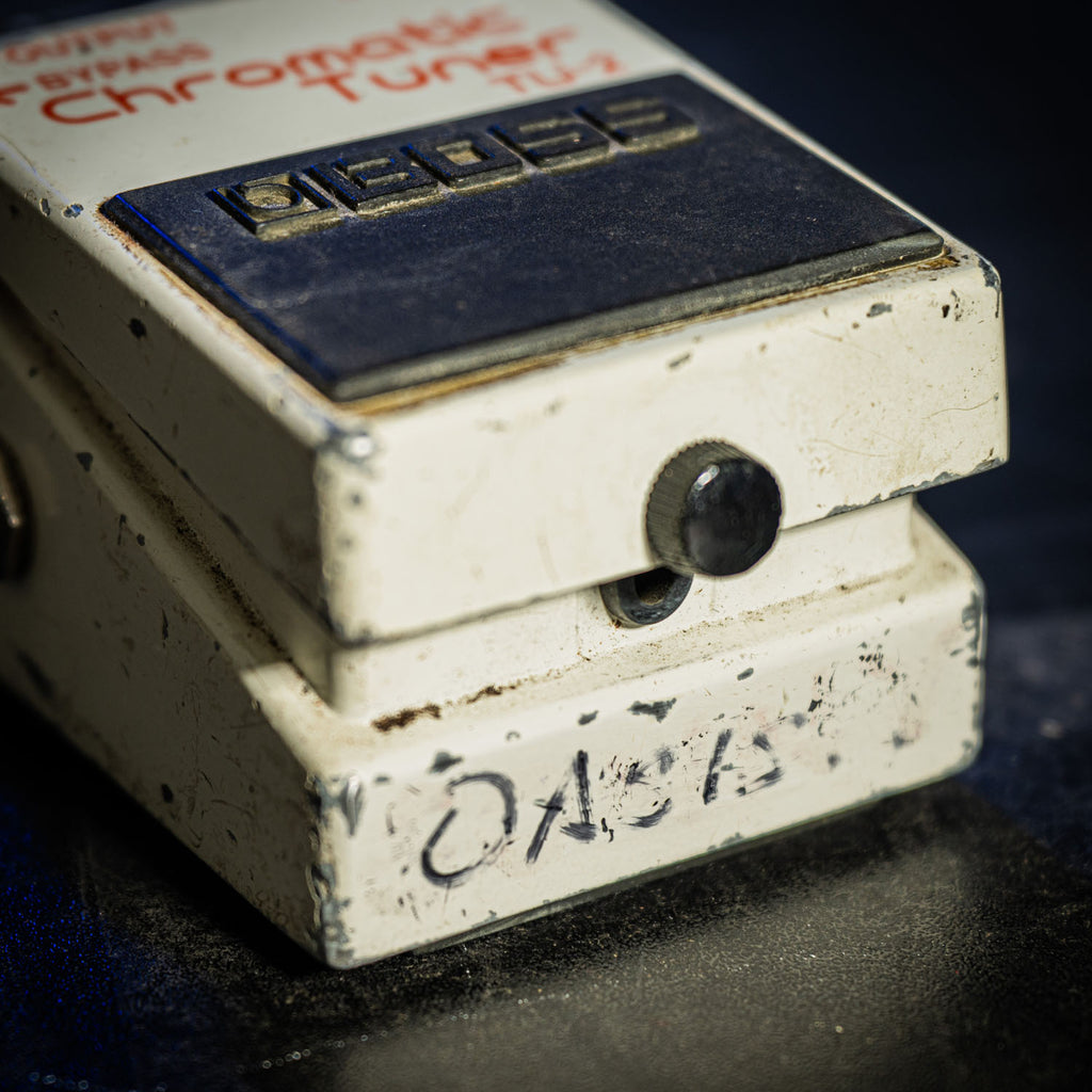 Boss TU2 Tuner Ex Noel Gallagher Oasis White 1990