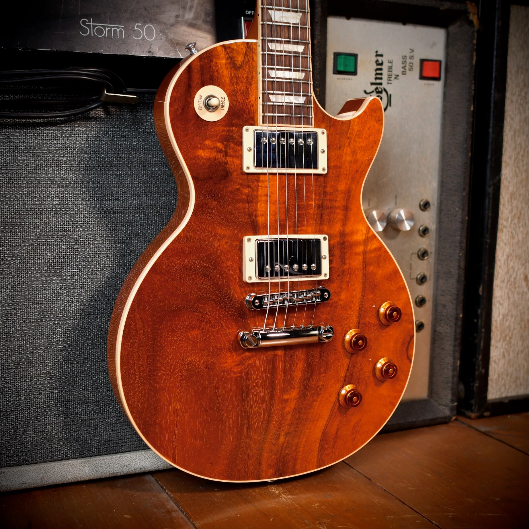 Gibson Les Paul Standard Hawaiian Koa Trans Amber 2013