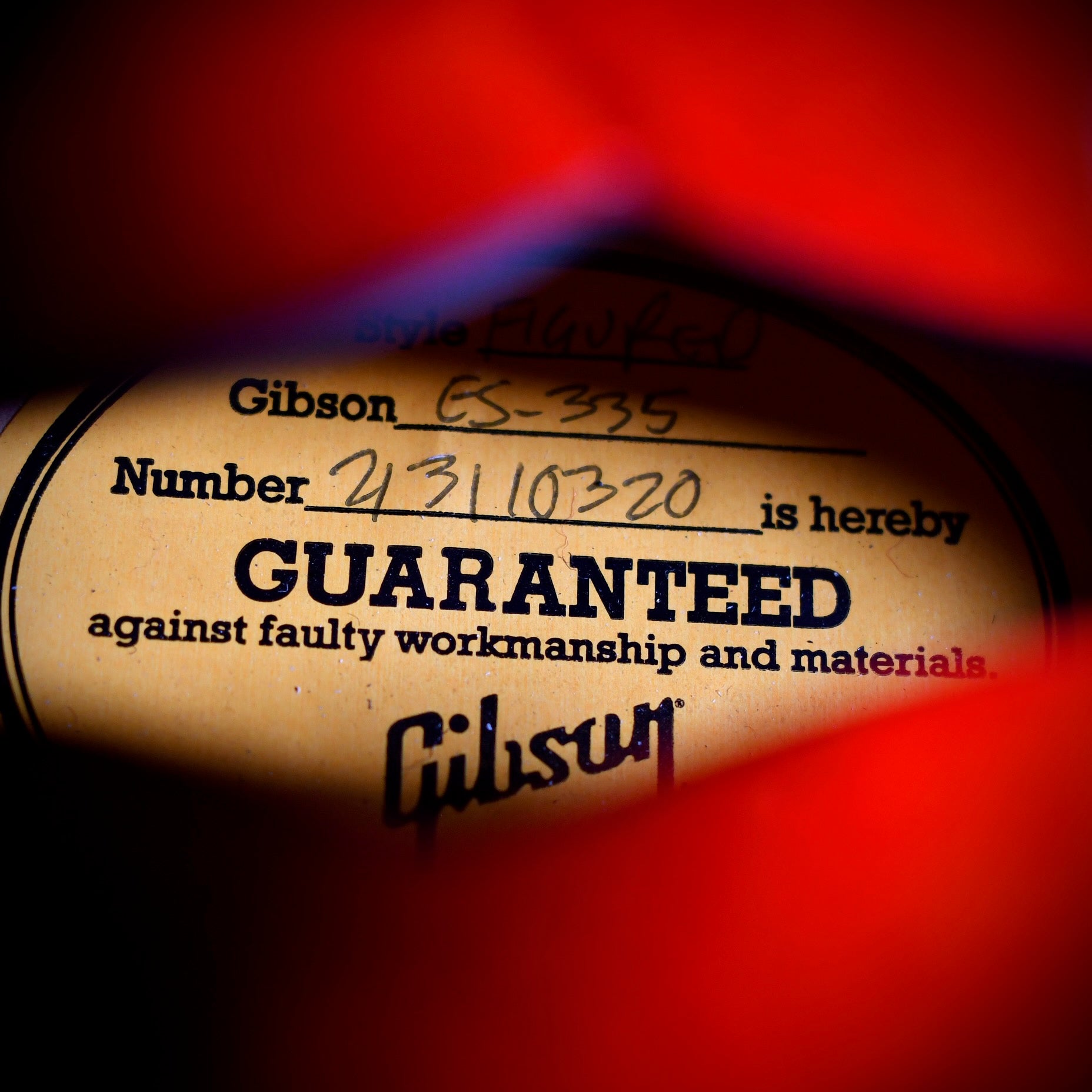 Gibson ES-335 Cherry Red 2021