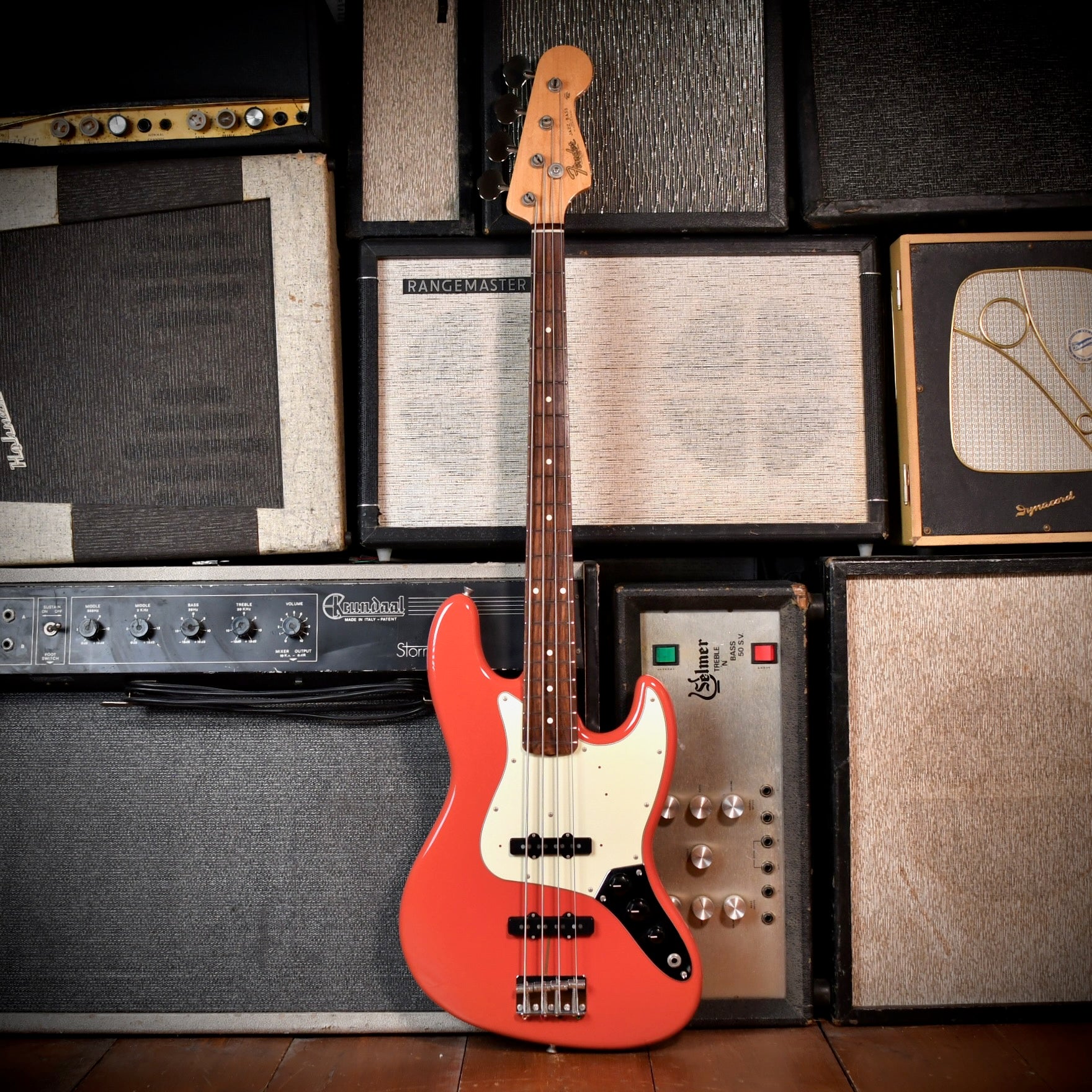 Fender MIJ Traditional 60s Jazz Bass Fiesta Red 2020