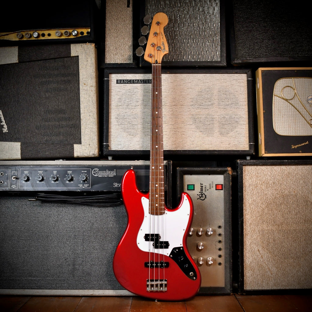 Fender MIJ JB-STD/PJ Jazz/Precision Hybrid Bass Candy Apple Red 2007