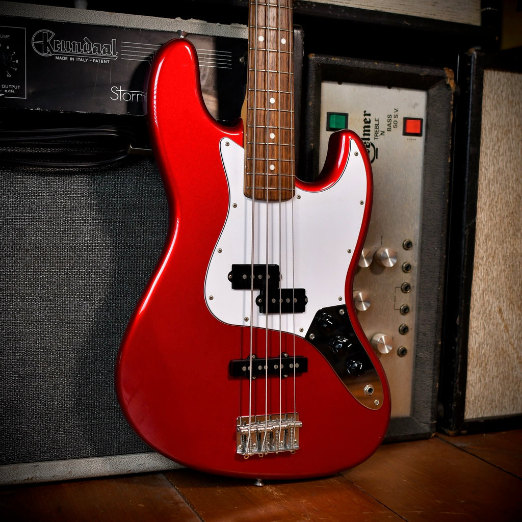 Fender MIJ JB-STD/PJ Jazz/Precision Hybrid Bass Candy Apple Red 2007