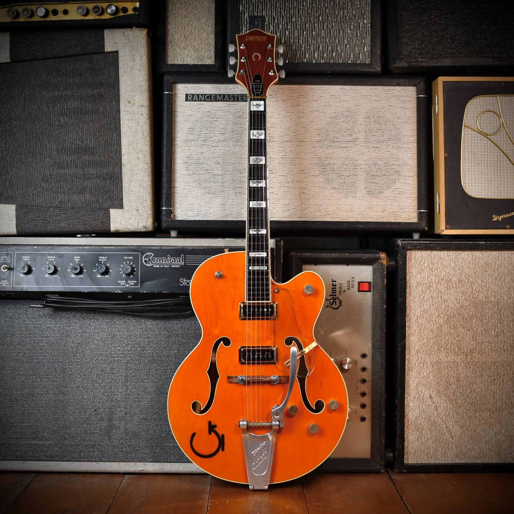 Gretsch Nashville G6120W-1955 Custom Reissue Western Orange Stain 1998