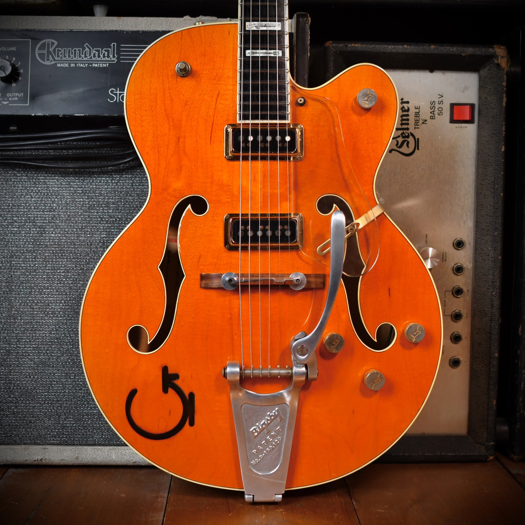 Gretsch Nashville G6120W-1955 Custom Reissue Western Orange Stain 1998