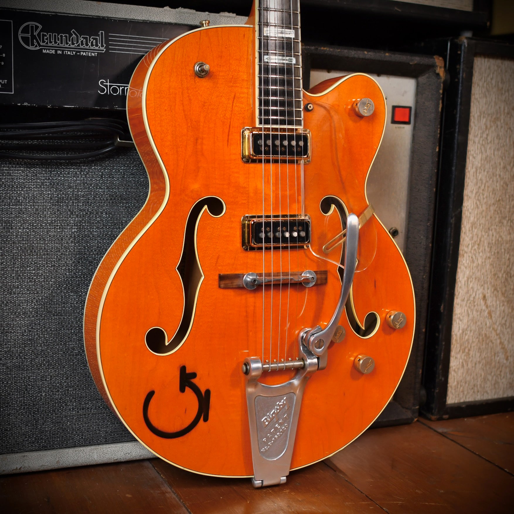 Gretsch Nashville G6120W-1955 Custom Reissue Western Orange Stain 1998