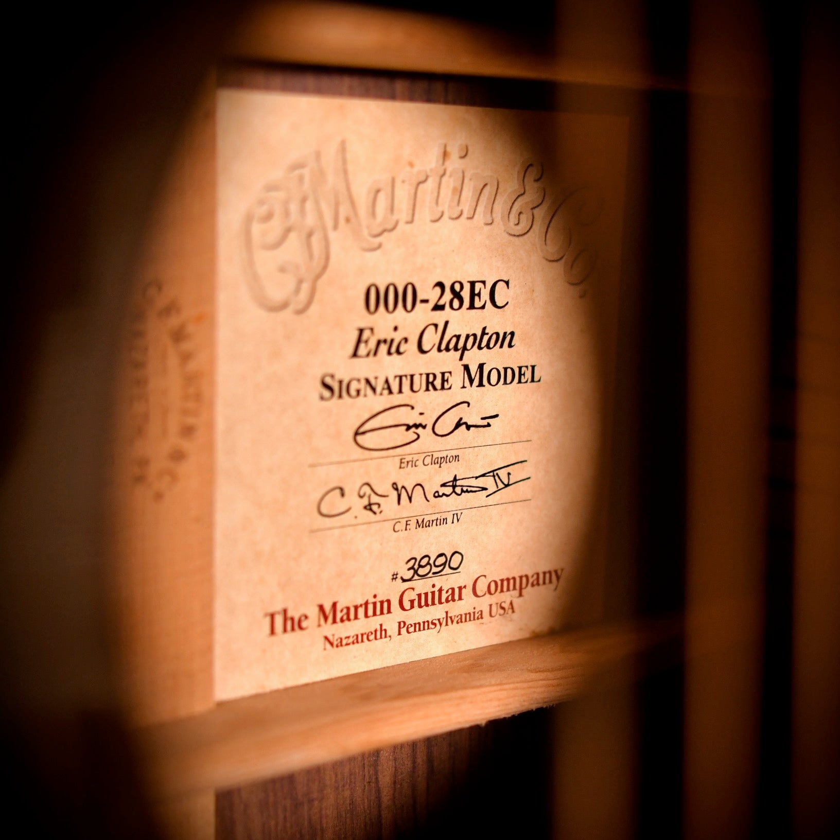 Martin 000-28EC Eric Clapton Signature Natural 1999