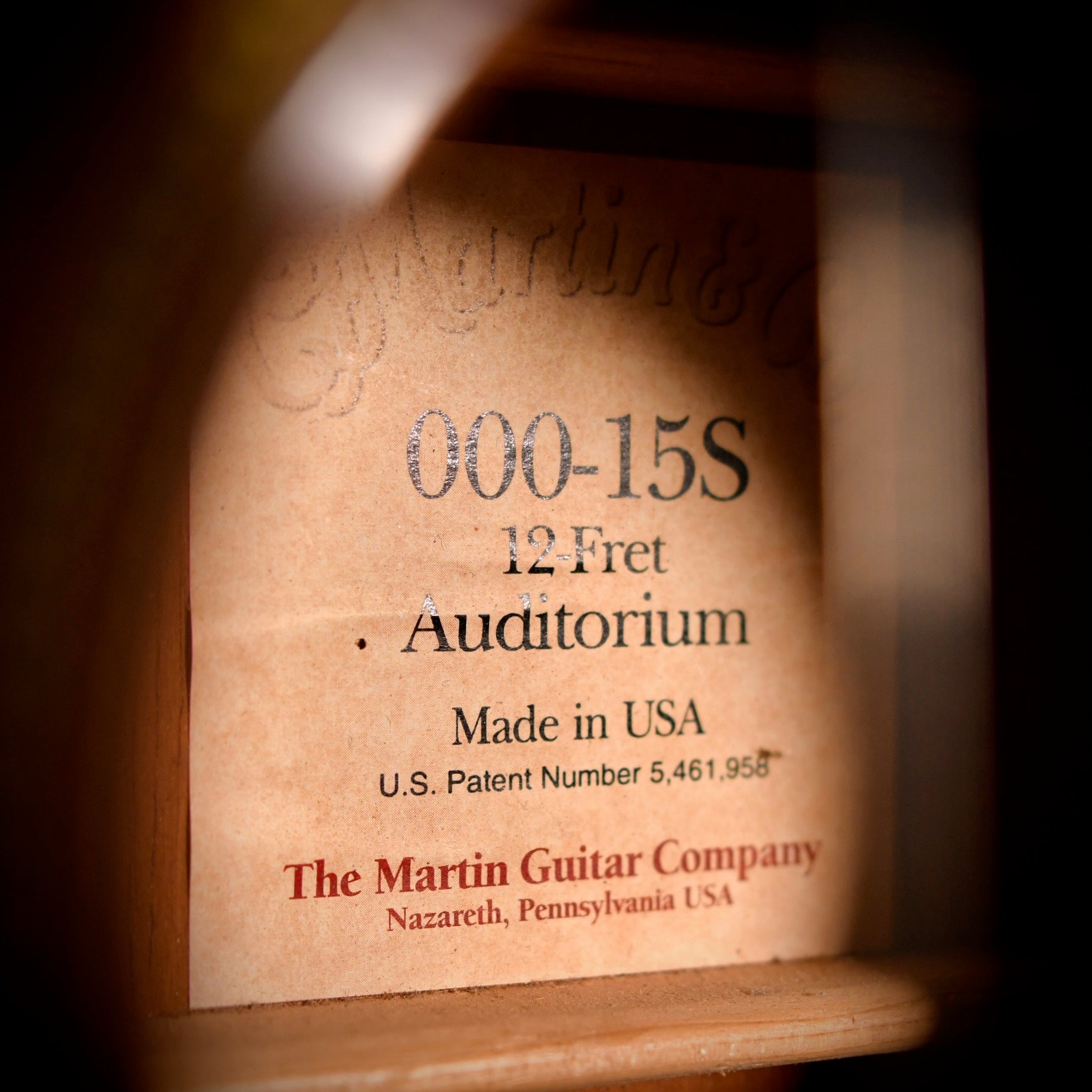 Martin 000-15S LEFT-HANDED Mahogany 2000
