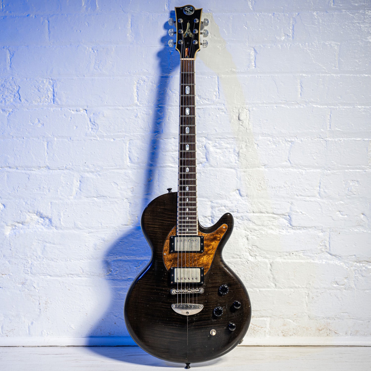 Taku Sakasta Twin Feathers Guitar Ex ROBBEN FORD Black 1988