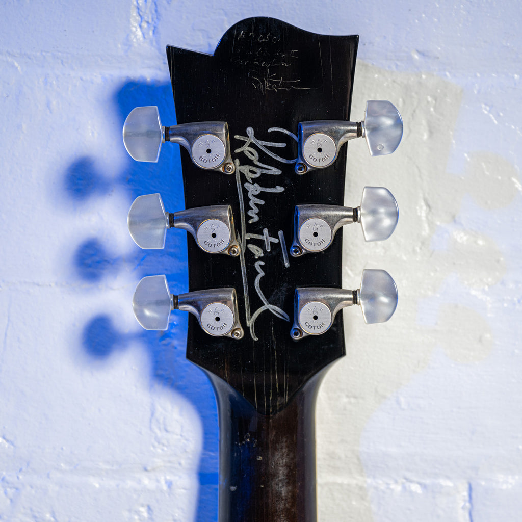 Taku Sakasta Twin Feathers Guitar Ex ROBBEN FORD Black 1988